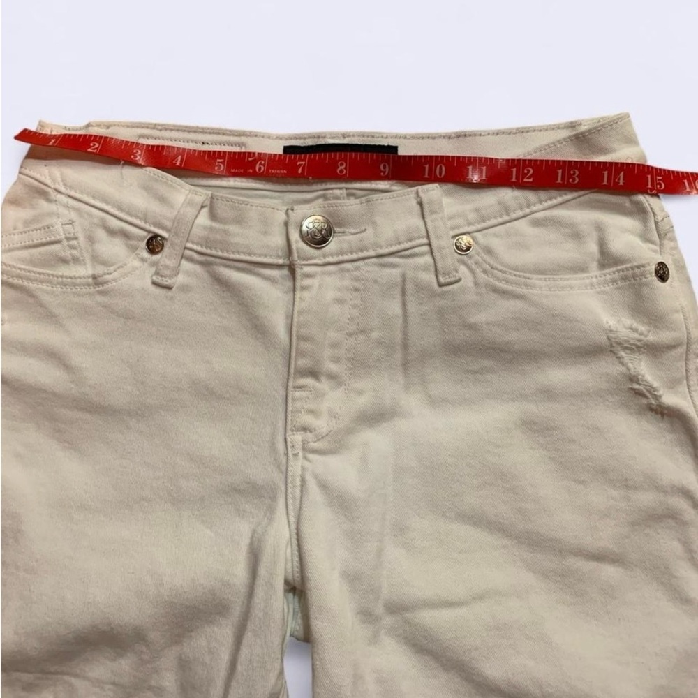 Rock & Republic size 4 Cream Jean Shorts